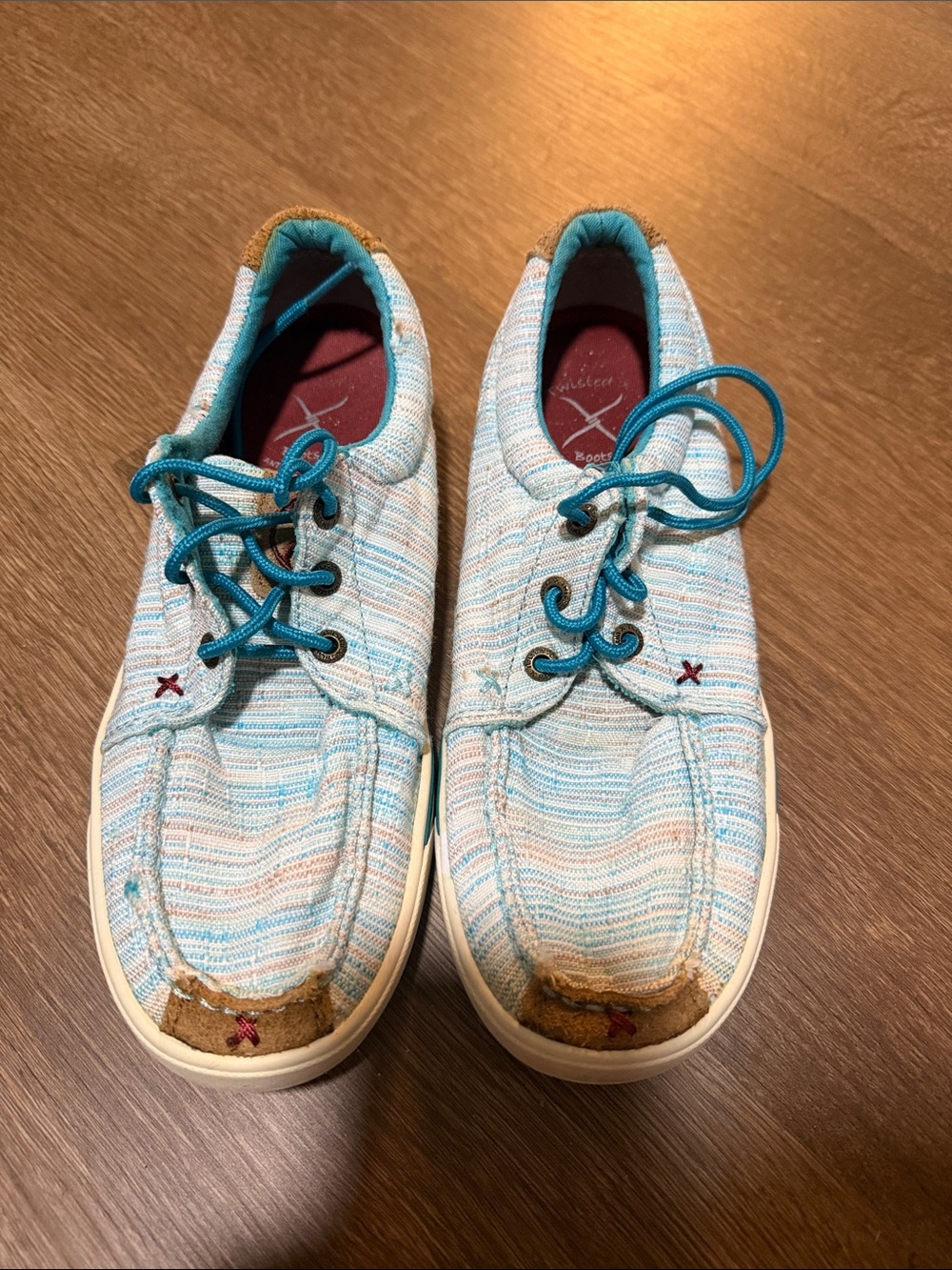 Twisted X Light Blue & Turquoise Women's Casual Sneakers - Hoey